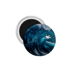 Tsunami Waves Ocean Sea Water Rough Seas 3 1 75  Magnets by Ravend