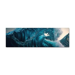 Tsunami Waves Ocean Sea Water Rough Seas 3 Sticker Bumper (10 Pack) by Ravend