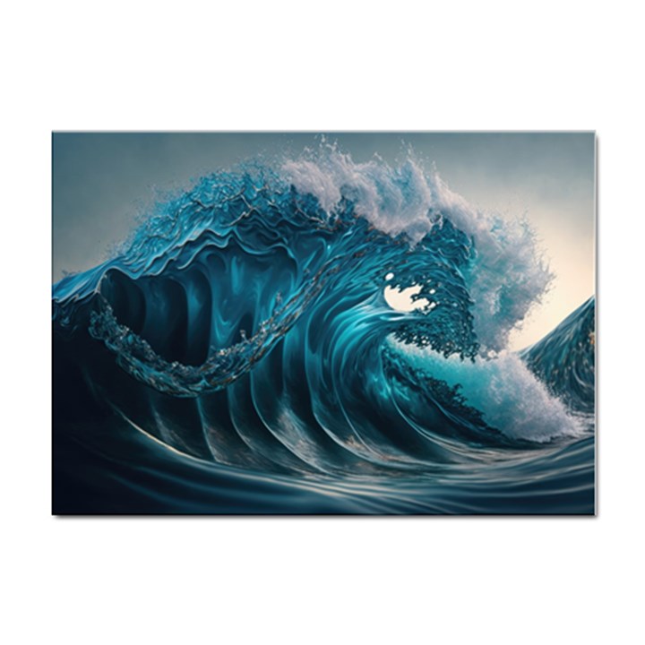 Tsunami Waves Ocean Sea Water Rough Seas 3 Sticker A4 (10 pack)