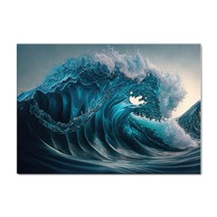 Tsunami Waves Ocean Sea Water Rough Seas 3 Sticker A4 (100 Pack) by Ravend