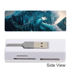 Tsunami Waves Ocean Sea Water Rough Seas 3 Memory Card Reader (stick) by Ravend