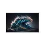 Tsunami Waves Ocean Sea Water Rough Seas 7 Sticker Rectangular (10 pack) Front