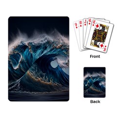 Tsunami Waves Ocean Sea Water Rough Seas 7 Playing Cards Single Design (rectangle)