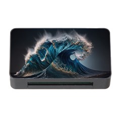 Tsunami Waves Ocean Sea Water Rough Seas 7 Memory Card Reader With Cf by Ravend