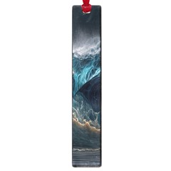 Tsunami Waves Ocean Sea Water Rough Seas 7 Large Book Marks by Ravend