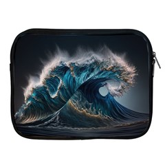 Tsunami Waves Ocean Sea Water Rough Seas 7 Apple Ipad 2/3/4 Zipper Cases by Ravend