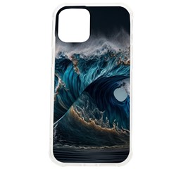 Tsunami Waves Ocean Sea Water Rough Seas 7 Iphone 12 Pro Max Tpu Uv Print Case by Ravend