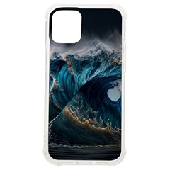 Tsunami Waves Ocean Sea Water Rough Seas 7 Iphone 12 Mini Tpu Uv Print Case	 by Ravend