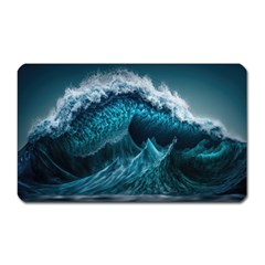 Tsunami Waves Ocean Sea Water Rough Seas 6 Magnet (Rectangular)