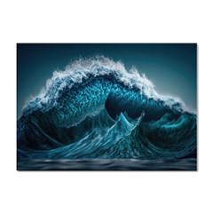 Tsunami Waves Ocean Sea Water Rough Seas 6 Sticker A4 (10 Pack) by Ravend