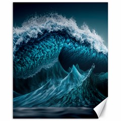 Tsunami Waves Ocean Sea Water Rough Seas 6 Canvas 16  x 20 