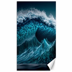 Tsunami Waves Ocean Sea Water Rough Seas 6 Canvas 40  x 72 