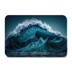 Tsunami Waves Ocean Sea Water Rough Seas 6 Plate Mats