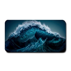 Tsunami Waves Ocean Sea Water Rough Seas 6 Medium Bar Mat