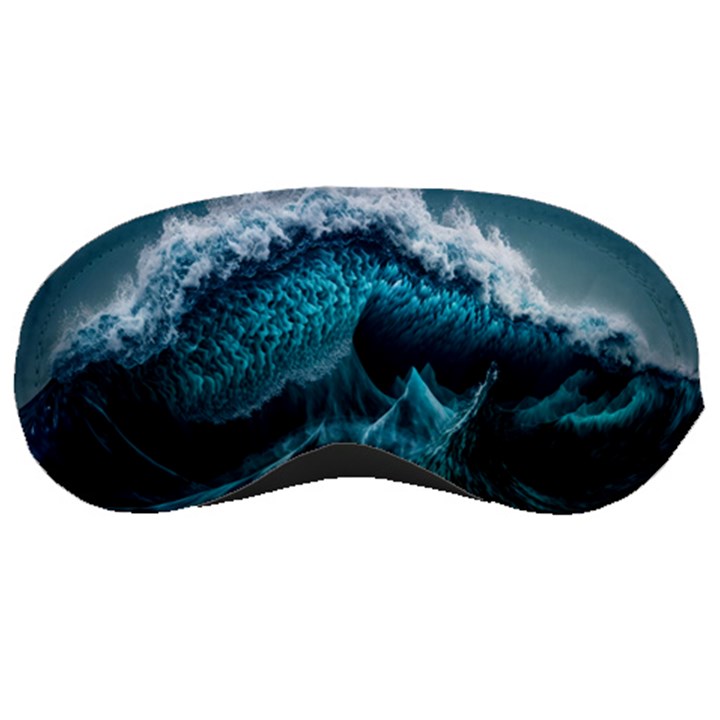 Tsunami Waves Ocean Sea Water Rough Seas 6 Sleeping Mask