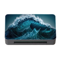 Tsunami Waves Ocean Sea Water Rough Seas 6 Memory Card Reader with CF