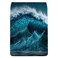 Tsunami Waves Ocean Sea Water Rough Seas 6 Removable Flap Cover (s) by Ravend