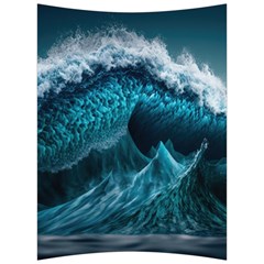 Tsunami Waves Ocean Sea Water Rough Seas 6 Back Support Cushion