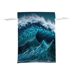 Tsunami Waves Ocean Sea Water Rough Seas 6 Lightweight Drawstring Pouch (S)