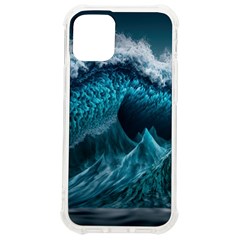 Tsunami Waves Ocean Sea Water Rough Seas 6 iPhone 12 mini TPU UV Print Case	