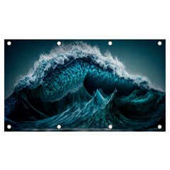 Tsunami Waves Ocean Sea Water Rough Seas 6 Banner and Sign 7  x 4 