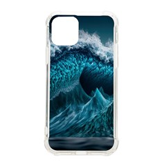 Tsunami Waves Ocean Sea Water Rough Seas 6 Iphone 11 Pro 5 8 Inch Tpu Uv Print Case by Ravend