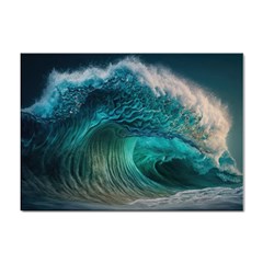 Tsunami Waves Ocean Sea Water Rough Seas 2 Sticker A4 (100 Pack) by Ravend