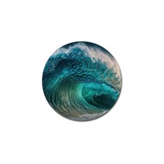 Tsunami Waves Ocean Sea Water Rough Seas 2 Golf Ball Marker (4 pack)