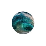 Tsunami Waves Ocean Sea Water Rough Seas 2 Golf Ball Marker (10 pack) Front