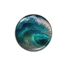 Tsunami Waves Ocean Sea Water Rough Seas 2 Hat Clip Ball Marker (4 Pack) by Ravend