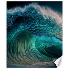 Tsunami Waves Ocean Sea Water Rough Seas 2 Canvas 8  x 10 