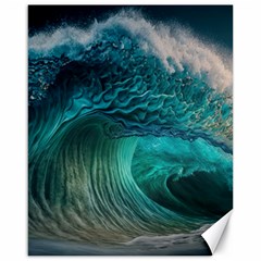 Tsunami Waves Ocean Sea Water Rough Seas 2 Canvas 16  x 20 