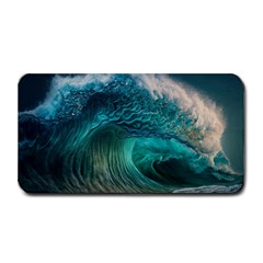 Tsunami Waves Ocean Sea Water Rough Seas 2 Medium Bar Mat by Ravend