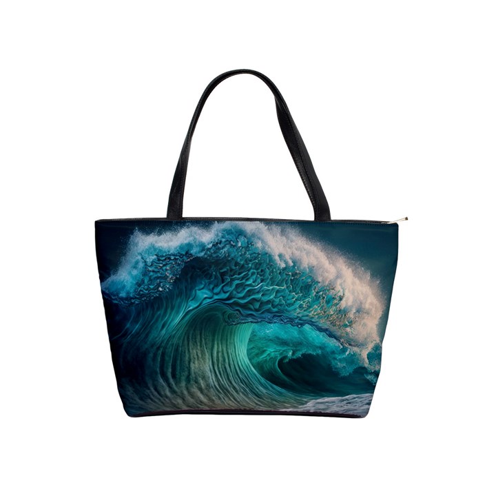 Tsunami Waves Ocean Sea Water Rough Seas 2 Classic Shoulder Handbag