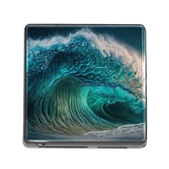 Tsunami Waves Ocean Sea Water Rough Seas 2 Memory Card Reader (Square 5 Slot)