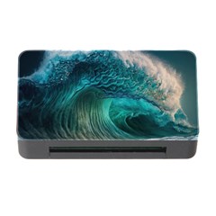 Tsunami Waves Ocean Sea Water Rough Seas 2 Memory Card Reader With Cf by Ravend