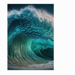 Tsunami Waves Ocean Sea Water Rough Seas 2 Large Garden Flag (two Sides) by Ravend