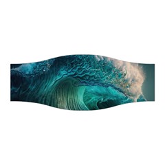 Tsunami Waves Ocean Sea Water Rough Seas 2 Stretchable Headband by Ravend