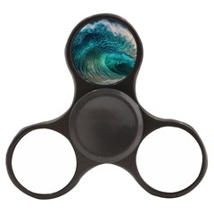 Tsunami Waves Ocean Sea Water Rough Seas 2 Finger Spinner