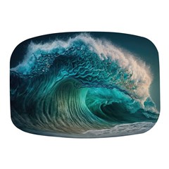 Tsunami Waves Ocean Sea Water Rough Seas 2 Mini Square Pill Box by Ravend