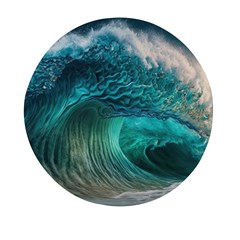 Tsunami Waves Ocean Sea Water Rough Seas 2 Mini Round Pill Box (pack Of 3) by Ravend