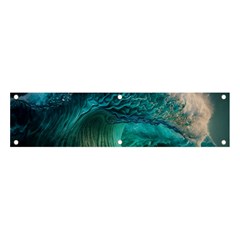 Tsunami Waves Ocean Sea Water Rough Seas 2 Banner And Sign 4  X 1 