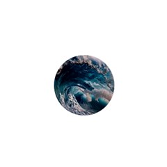 Tsunami Waves Ocean Sea Water Rough Seas 5 1  Mini Buttons by Ravend