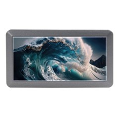 Tsunami Waves Ocean Sea Water Rough Seas 5 Memory Card Reader (mini) by Ravend