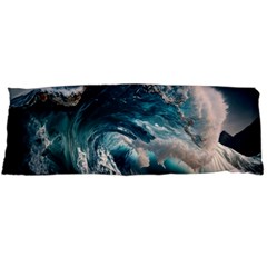 Tsunami Waves Ocean Sea Water Rough Seas 5 Body Pillow Case (dakimakura) by Ravend