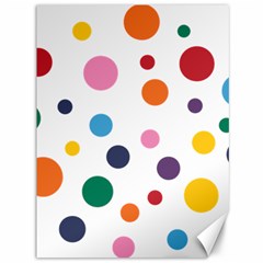 Polka Dot Canvas 36  X 48  by 8989