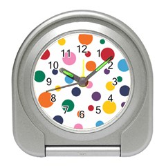 Polka Dot Travel Alarm Clock