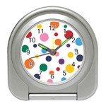 Polka Dot Travel Alarm Clock Front