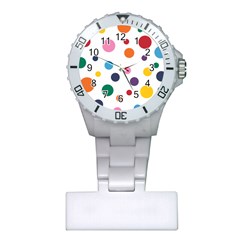 Polka Dot Plastic Nurses Watch