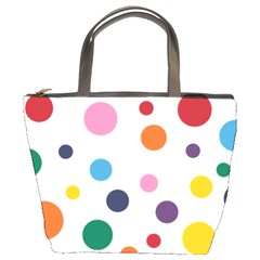 Polka Dot Bucket Bag